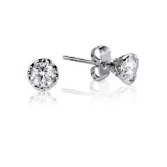 18ct White Gold 1.52ct Diamond Lace Collection Earrings