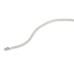 Diamond 1.00 CT & 18CT White-Gold Tennis Bracelet
