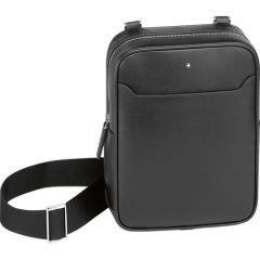 Montblanc Sartorial Black Leather North South Bag
