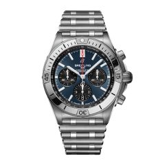 Breitling Chronomat B01 42 Steel & Blue Dial 42MM Chronograph Watch