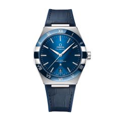 OMEGA Constellation Steel & Blue Leather 41MM Automatic Watch