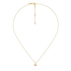 Gucci GG Running 18CT Yellow-Gold Pendant Necklace
