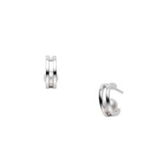 Mikimoto 18CT White-Gold Akoya Pearl Hoop Earrings