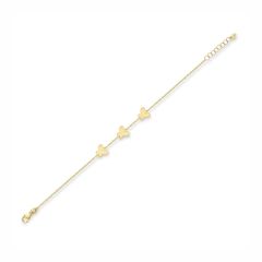 9CT Yellow-Gold Butterfly Chain Bracelet