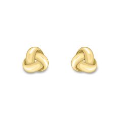 9CT Yellow-Gold Knot Stud Earrings