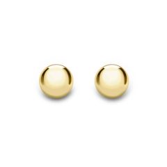 9CT Yellow-Gold 3MM Ball Stud Earrings