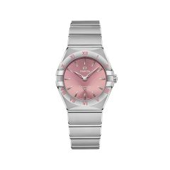 OMEGA Constellation Steel & Pink 28MM Women's Watch