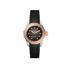 TAG Heuer Aquaracer Professional 200 Steel Rose-Gold & Black 30MM Watch