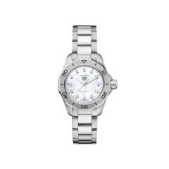 TAG Heuer Aquaracer Professional 200 Steel White & Diamond 30MM Quartz Watch