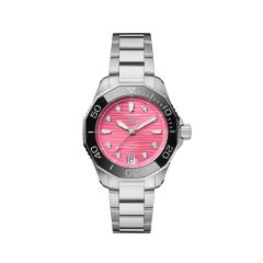 TAG Heuer Aquaracer Professional 300 Date Steel & Pink 36MM Watch
