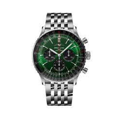 Breitling Navitimer B01 Chronograph Steel & Green Dial 46MM Men's Watch