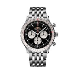 Breitling Navitimer B01 Chronograph Steel & Black Dial 46MM Men&rsquo;s Watch