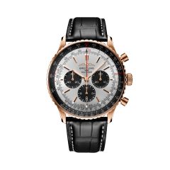 Breitling Navitimer B01 Chronograph 18K Rose-Gold & Leather 46MM Watch