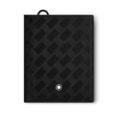 Montblanc Extreme 3.0 Black Leather 6CC Compact Wallet
