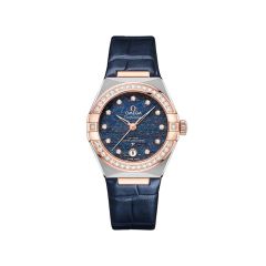 OMEGA Constellation Steel Sedna Gold & Blue 29MM Watch