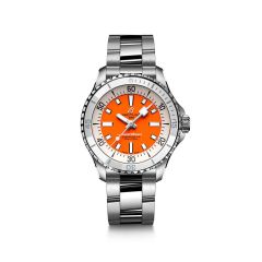 Breitling Superocean Automatic 36MM Steel & Orange Dial Watch