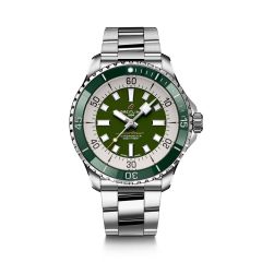 Breitling Superocean Automatic 44MM Steel & Green Dial Watch