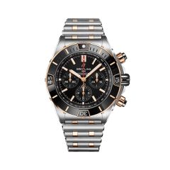 Breitling Super Chronomat B01 Steel Rose & Black 44MM Chronograph Watch