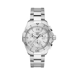 TAG Heuer Aquaracer Professional 200 Steel & Silver 40MM Chronograph Watch