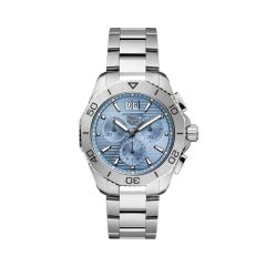 TAG Heuer Aquaracer Professional 200 Steel & Blue 40MM Chronograph Watch