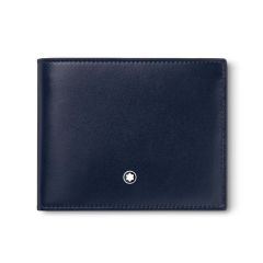 Montblanc Meisterst&uuml;ck Ink Blue Leather 6CC Wallet