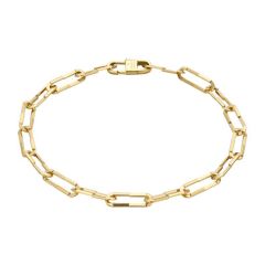 Gucci Link to Love 18CT Yellow-Gold Link Chain Bracelet