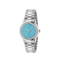 Gucci G-Timeless Turquoise Dial & Stainless Steel 32MM Watch