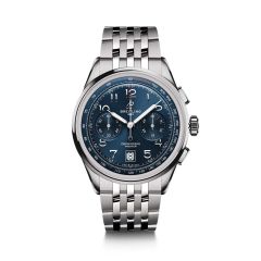 Breitling Premier B01 Chronograph 42MM Steel & Blue Dial Watch