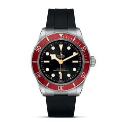 TUDOR Black Bay Burgundy Steel & Silicone 41MM Automatic Watch