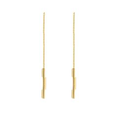 Gucci Link To Love 18CT Yellow-Gold Chain Earrings