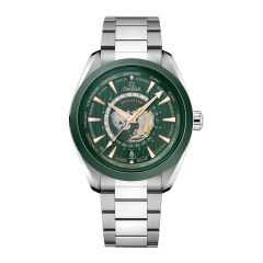 OMEGA Seamaster Aqua Terra 150M GMT Worldtimer Green 43MM Watch
