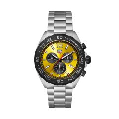 TAG Heuer Formula 1 Chronograph Yellow & Stainless Steel 43MM Watch