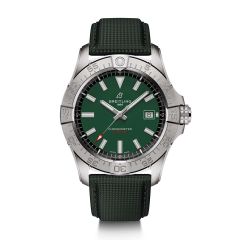 Breitling Avenger Automatic Steel Leather & Green Dial 42MM Watch