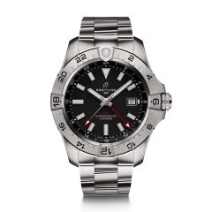 Breitling Avenger Automatic GMT Steel & Black Dial 44MM Watch
