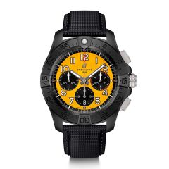 Breitling Avenger B01 Chronograph Night Mission Black & Yellow 44MM Watch