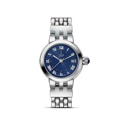 TUDOR Clair de Rose Steel & Blue Dial 26MM Automatic Watch