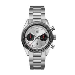 TAG Heuer Carrera Chronograph Steel Black & Silver 39MM Automatic Watch