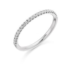 Round Diamond Claw-Set 0.25CT Platinum Ring