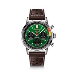 Breitling Top Time Ford Mustang Steel Green & Brown 41MM Watch