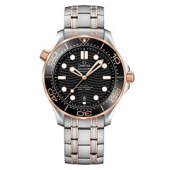 OMEGA Seamaster Diver 300m Steel 18ct Rose-Gold & Black 42mm Automatic Men's Watch