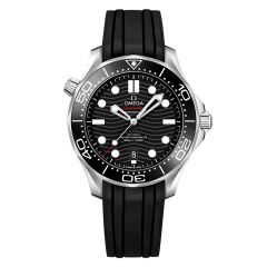 OMEGA Seamaster Diver 300m Steel Black Rubber 42mm Automatic Men's Watch