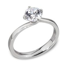 Waltz Diamond Engagement Ring in Platinum 