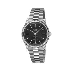 Gucci G-Timeless Stainless Steel & Black Dial 40MM Automatic Watch