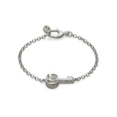 Gucci GG Marmont Key Sterling Silver Chain Bracelet