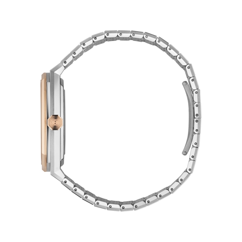 Gucci 25H Two-Tone Steel &amp; Black Dial 40MM Automatic Watch - 3
