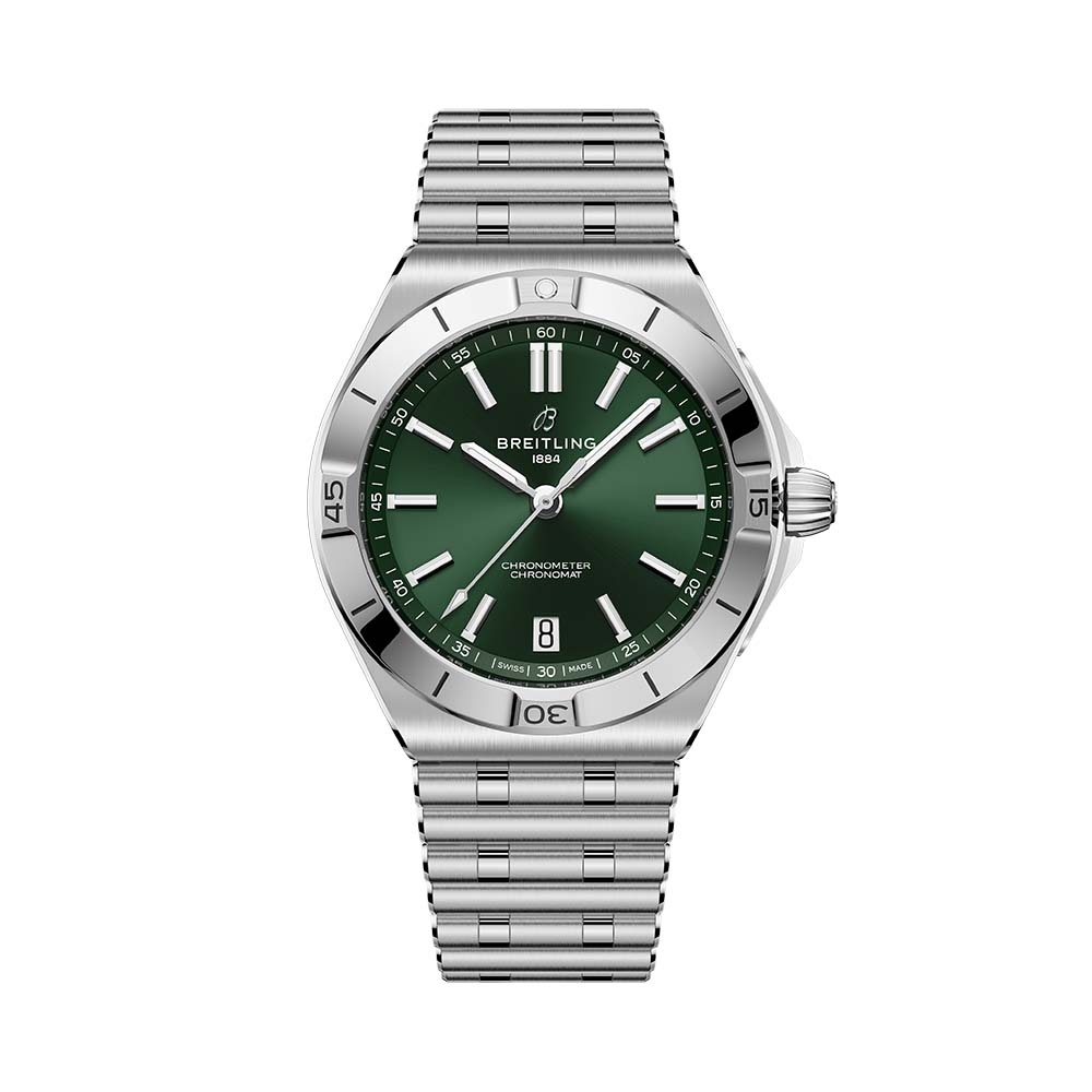 Breitling Chronomat B31 Automatic 40MM Steel &amp; Green Dial Watch - 1