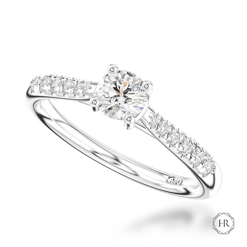 Engagement Ring - Platinum 0.30ct Diamond Solitaire Ring