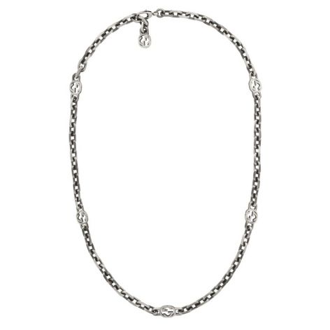 Silver Gucci necklace