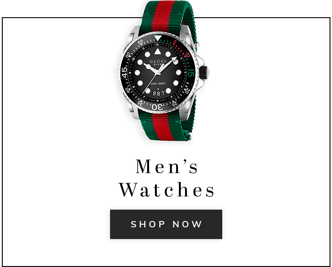 A green and red Gucci watch with text men's watches shop now