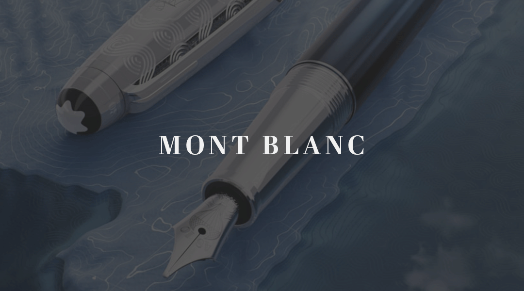 A close up of a Montblanc wallet with text Montblanc